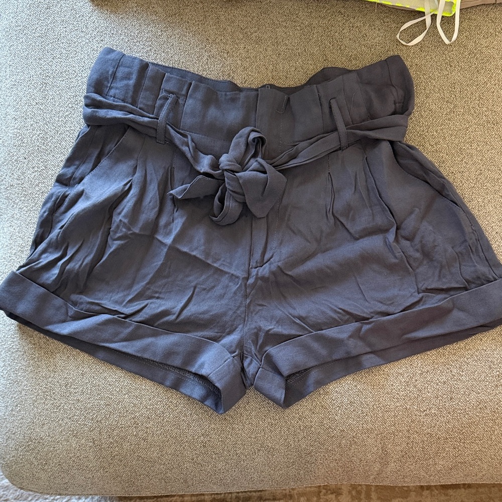 Sparkle & Fade High Waist Charcoal Shorts